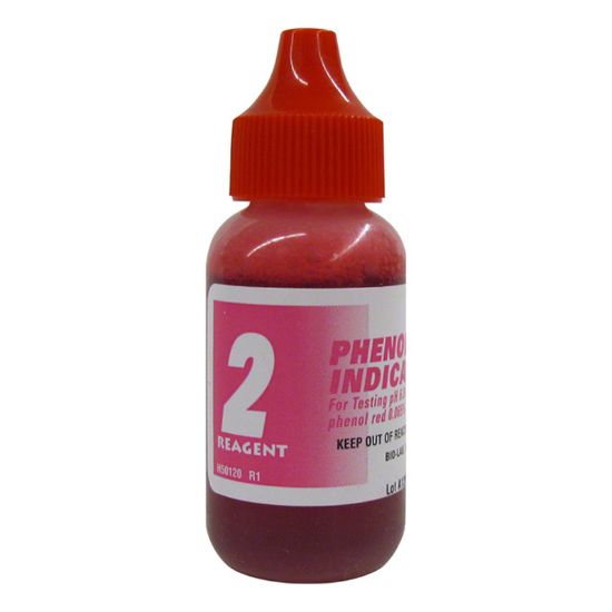 1 OZ. BOTTLE REAGENT #2 PHENOL RED CASE OF 24 OMNI 26242000