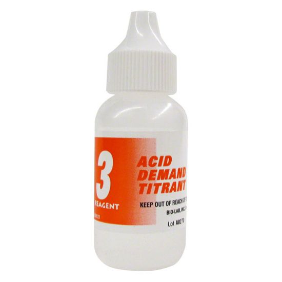 1 OZ. BOTTLE REAGENT #3 ACID DEMAND CASE OF 24 OMNI 26244000