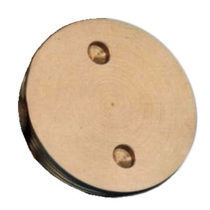 BRASS STANCHION ANCHOR COVER ONLY  THREADED 38203
