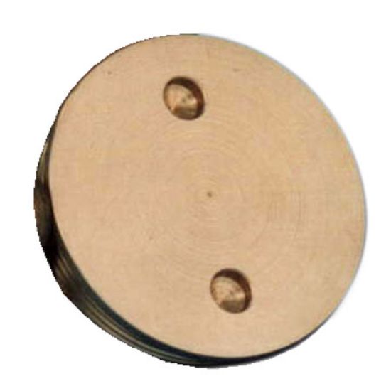 BRASS STANCHION ANCHOR COVER ONLY  THREADED 38203