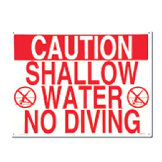 P.MASTER #40341 SIGN-NO DIVING 40341