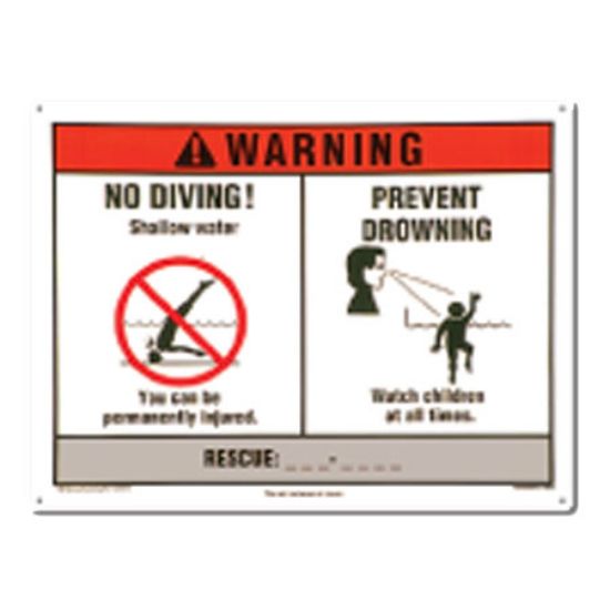 NSPF DOUBLE SAFETY SIGN 40350