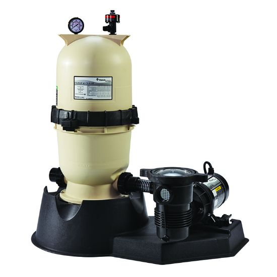 50 SF CLEAN CLEAR CARTR W/ 3/4 HP OPTIFLO PUMP FILTER ABG  PNCC0050OD1160