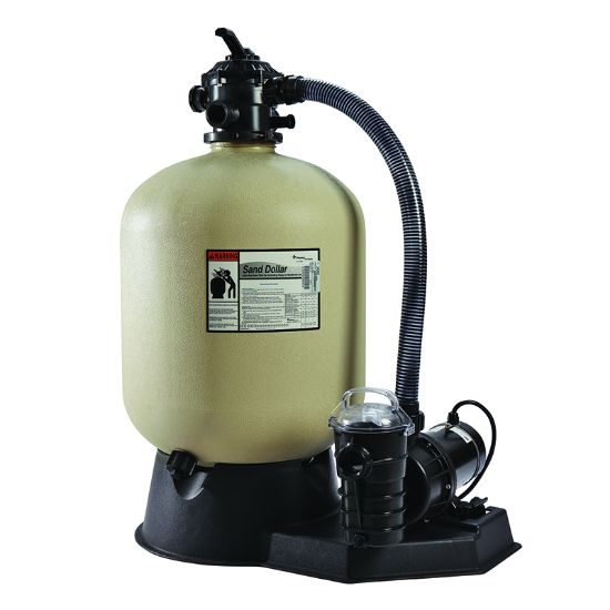 19IN SAND DOLLAR SAND W/ 1 HP DYNAMO PUMP ABG FILTER 3' TL  PNSD0040DE1260