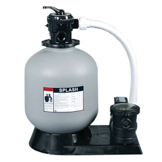 19IN SAND FILTER W/ 1 1/2 HP PUMP ABG 6' NEMA CORD 115V 1 1/