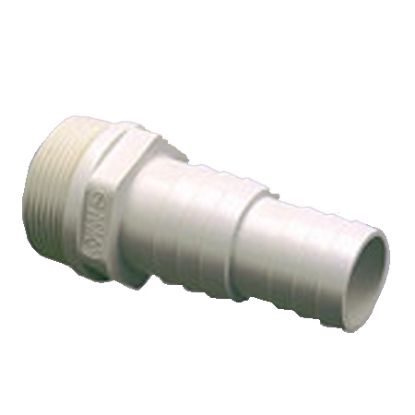 1.5IN MPT DUAL HOSE ADAPTER WHITE PRAHER 150-317