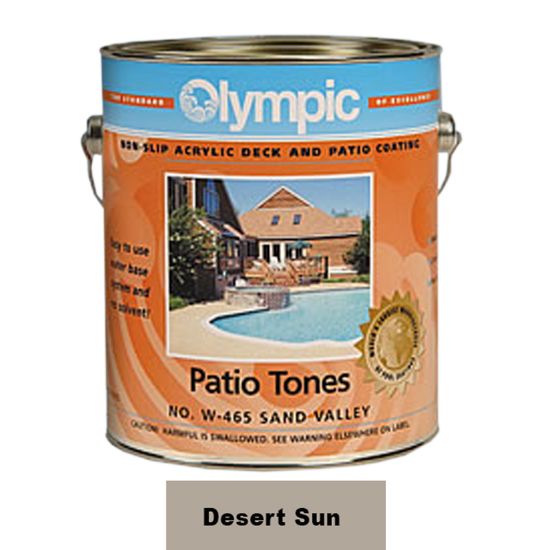 5 GAL PATIO TONE DESERT SUN DECK COATING OLYMPIC KELLEY 463 5 GALLON