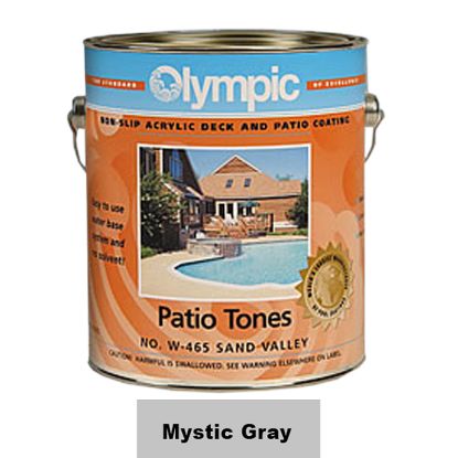1 GAL PATIO TONE MYSTIC GRAY DECK COATING OLYMPIC KELLEY