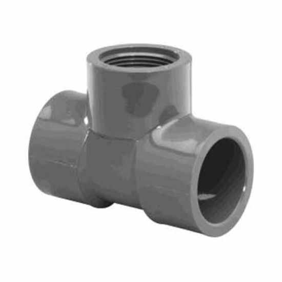 .5IN SKT X SKT X FPT TEE SCHEDULE 80 GRAY 802-005