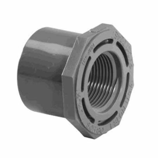 .75IN X .5IN SPIGOT X FPT REDUCER BUSHING SCHEDULE 80 GRAY  838-101