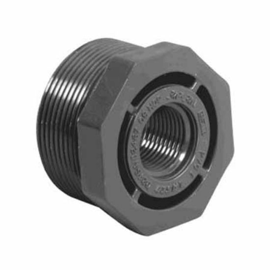 3/8IN X .25IN MPT X FPT REDUCER BUSHING SCHEDULE 80 GRAY  839-052