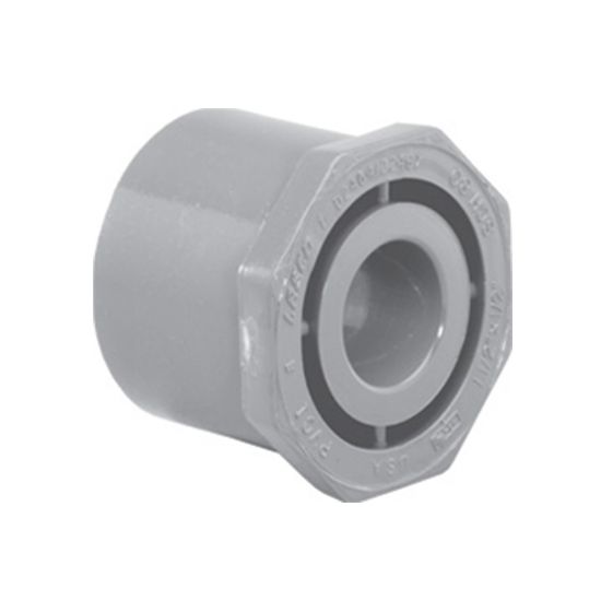 1 1/2IN SP X1IN SLIP REDUCER BUSHING CPVC SCHED 80 GRAY 9837211