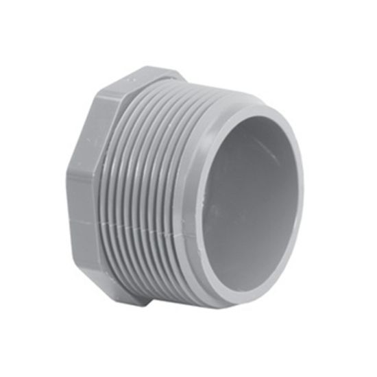 3/4IN MPT PLUG CPVC SCHEDULE 30 GRAY 9850-007