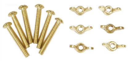 RAINBOW#155BRASS NUT/BOLT R221166