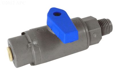 QUICK CONNECT VALVE 1/4INTUBING BY 1/4IN MNPT FOR FLOW CELL 550054