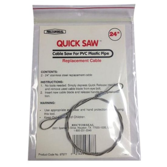 24IN REPLACEMENT CABLE FOR QUICK SAW 2/PKG 97577