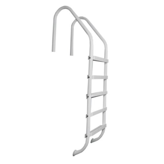 5 STEP IG POLYMER LADDER WHITE SAFTRON W/ MATCHING  P-324-L5W