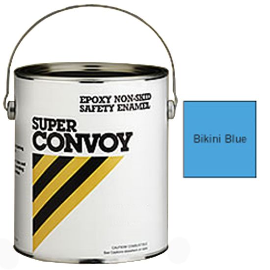 1 QT SUPER CONVOY EPOXY SLIP RESISTANT BIKINI BLUE OLYMPIC  365 QUART