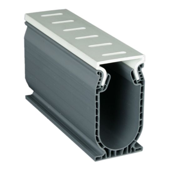 10' FRONTIER DECK DRAIN WHITE WITH ADAPTERS CAPS COUPLERS  SDDW