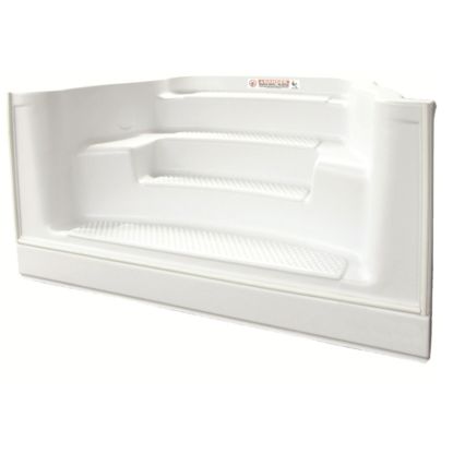 8' STRAIGHT SIT N STEP 48IN CANTILEVER WHIT ST8071P