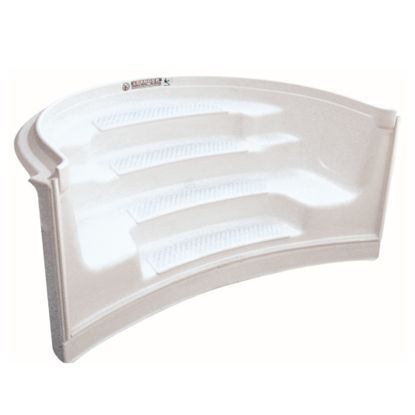 8' CURVED ROMAN BULLNOSE WHITE ST8132B