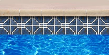 SUNBURST TERRA BLUE 12IN X 13IN 20 SHEETS 19.6 SF/ CTN  STB807