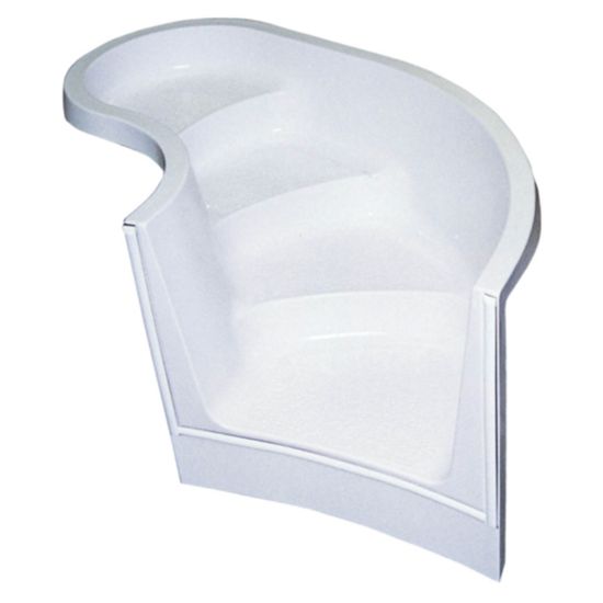 4' CONTOUR IG STEP WHITE TRIAC STP4CCDP