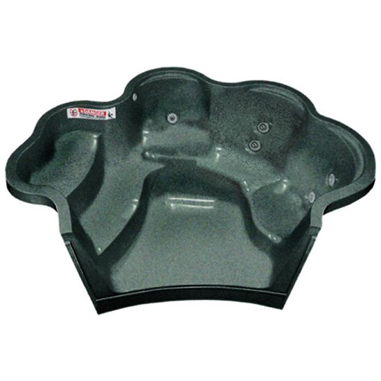 5' LAGOON FREEFORM IG STEP GRAY GRANITE STP5LGG1P