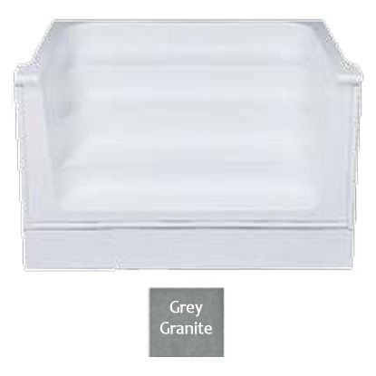 6' STRAIGHT CANTILEVER IG STEP GREY GRANITE TRIAC STP6CDGG1P