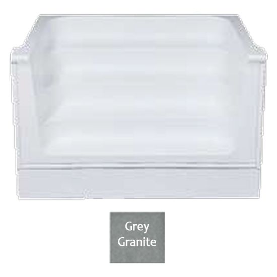 6' STRAIGHT CANTILEVER IG STEP GREY GRANITE TRIAC STP6CDGG1P