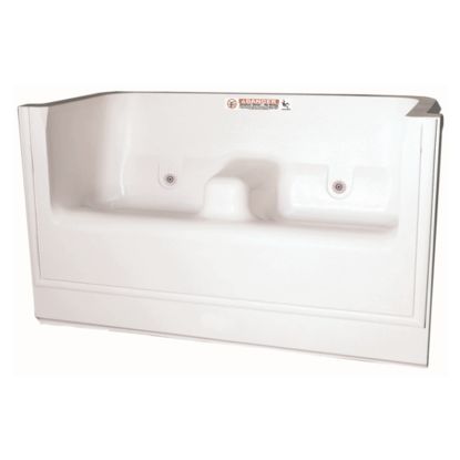 6' STR DOUBLE SEAT CANTILEIVER PLUMBED STP6DSCDP