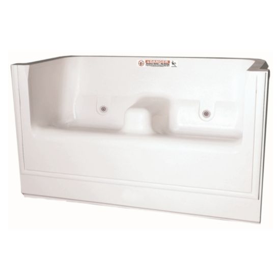 6' STR DOUBLE SEAT CANTILEIVER PLUMBED STP6DSCDP