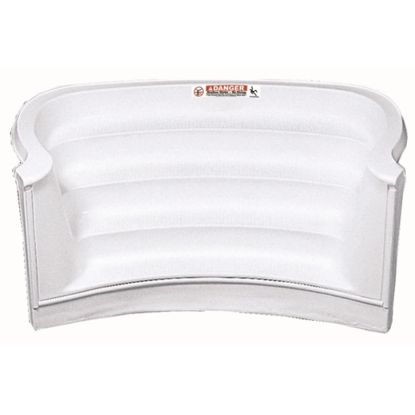 8' CURVED IG STEP WHITE TRIAC BULLNOSE STP89P