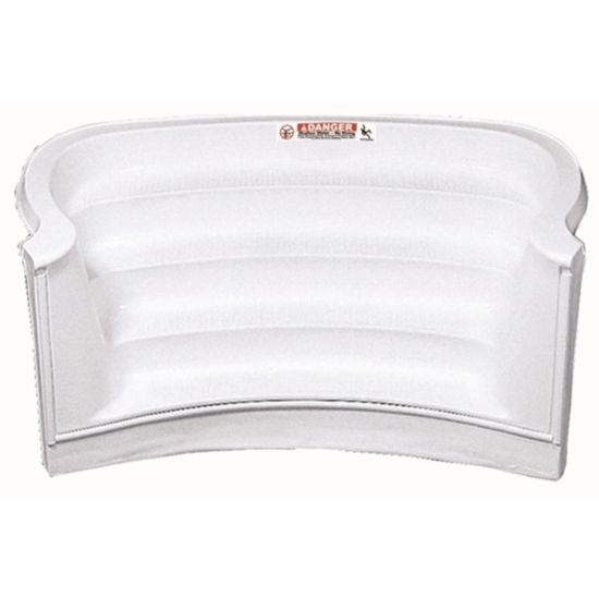 8' CURVED IG STEP WHITE TRIAC BULLNOSE STP89P