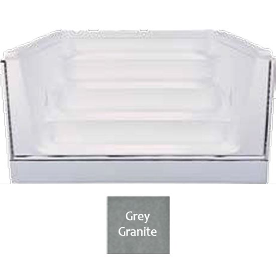 8' STRAIGHT CANTILEVER IG STEP GREY GRANITE TRIAC STP8CSGG1P