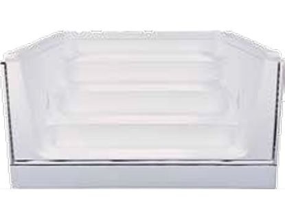 8' STRAIGHT CANTILEVER IG STEP WHITE TRIAC STP8CDP