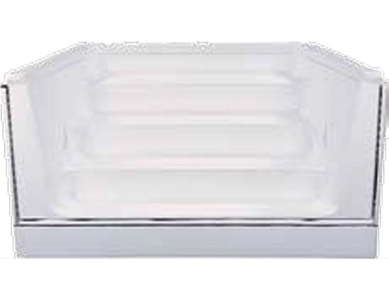 8' STRAIGHT CANTILEVER IG STEP WHITE TRIAC STP8CDP