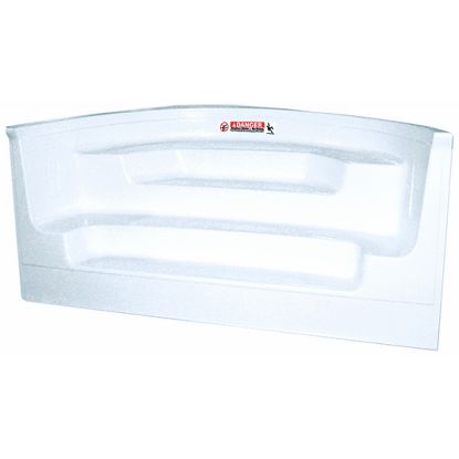 11' STRAIGHT IROMAN IG STEP WHITE TRIAC STPRM11P