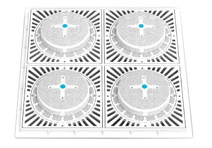18X18 SQUARE SUN/8HPH SUCTION OUTLET FRAME & GRATE SUN18HPH101