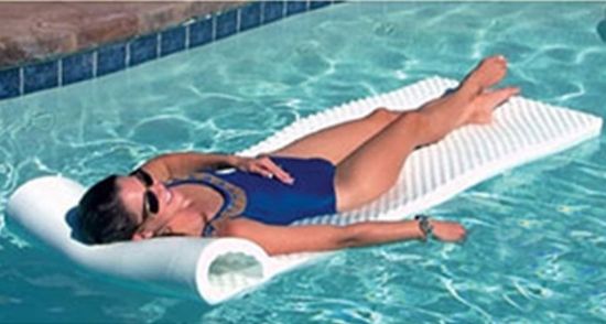 SUPER SOFT POOL FLOAT WHITE 8010004