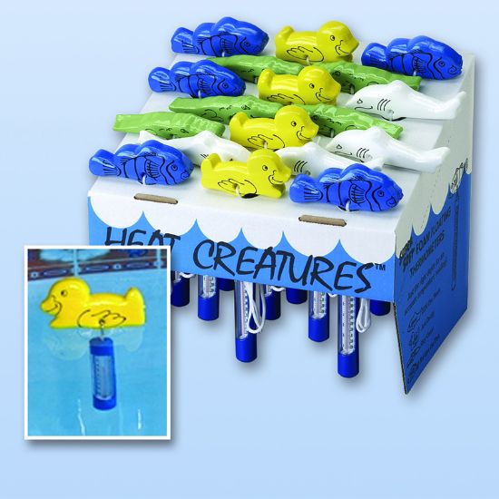 FLOATING THERMOMETER ASST. COLORS 24CT 8751600