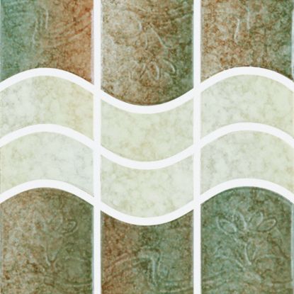 SURF SERIES GREEN/IVORY 20 SHTS PER BOX 20.6 SQ FT PER CS NS-280