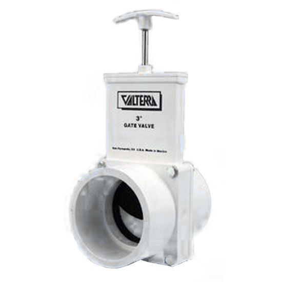 3IN SLICE GATE VALVE  PVC SLIP WHITE VSGV300SL