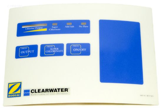 LM2 CONTROL LABEL ZODIAC LM-2 SALT SYSTEMS W171911