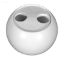 PULSATOR EYEBALL ASSY - WHITE 400-1300