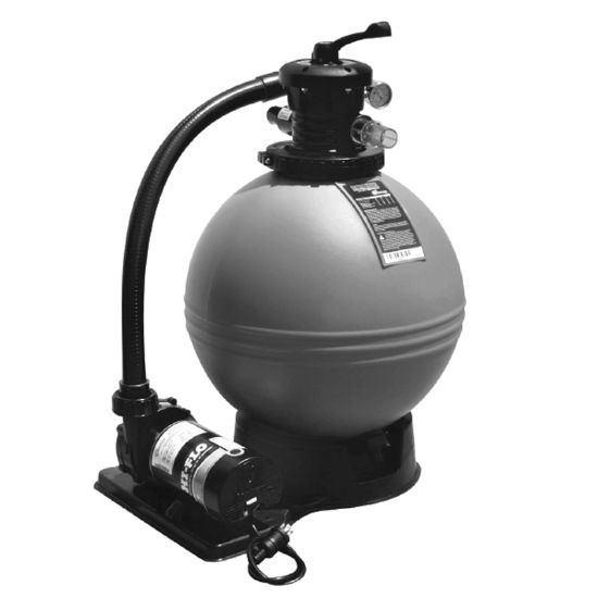 16IN CLRWATER SAND FILTER W/ 1 HP HIFLO PUMP 3' TL CORD 115V 520-5200-3S