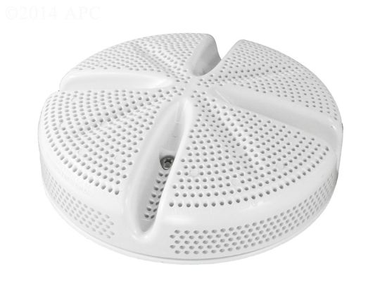 6IN ULTRA SUCTION WITH 2IN THREADED WALL FITTING WHITE- (215 640-8220V