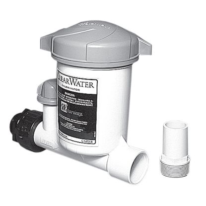 CLEARWATER INLINE ABG CHLORINATOR WHITE WATERWAY CAG004-W