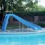 WHITE WATER POOL SLIDE LEFT BLUE WWS-CLB-SS