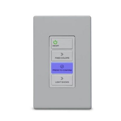Picture of JANDY WATER COLORS LED LIGHT CONTROLLER  light Switch on wall   WLC4C